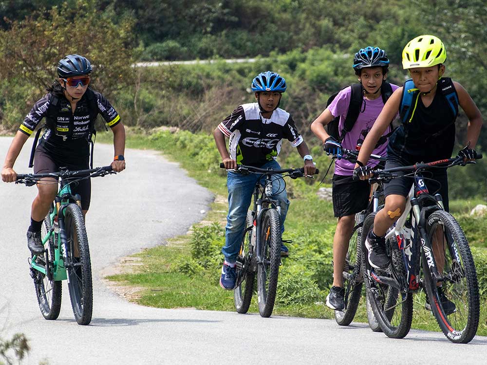 Beginner Mountain Biking (Cycling) Course - Nepal Cycling School